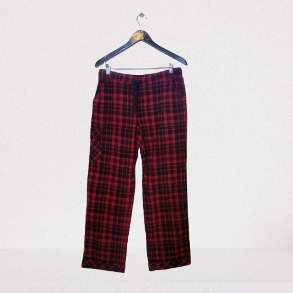 Duluth Trading Co. Womans Pants Red S  31 L Pajama Bottoms Drawstring NWT